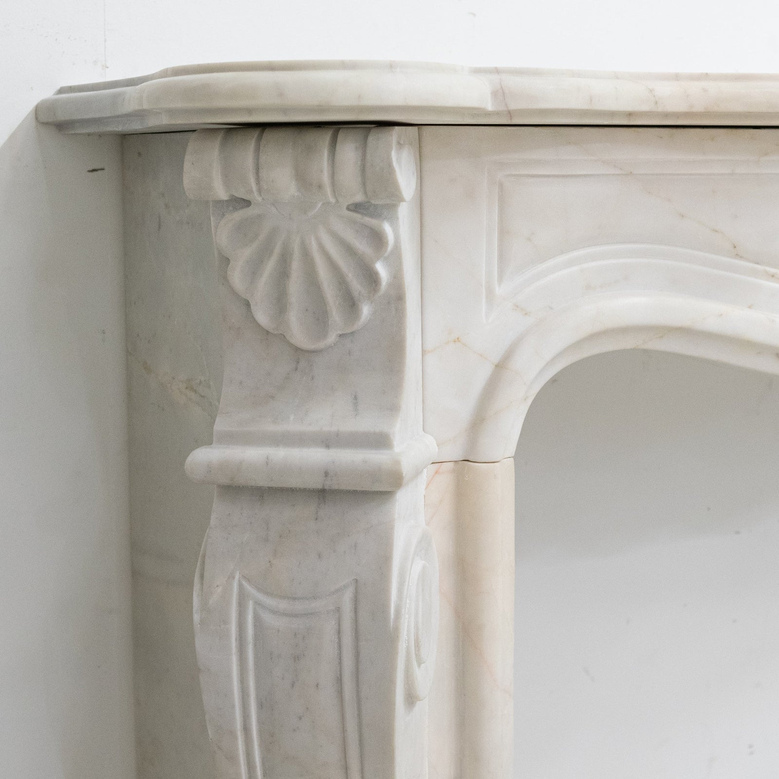 Reclaimed French Louis XVI Style Marble Fireplace | The Architectural Forum