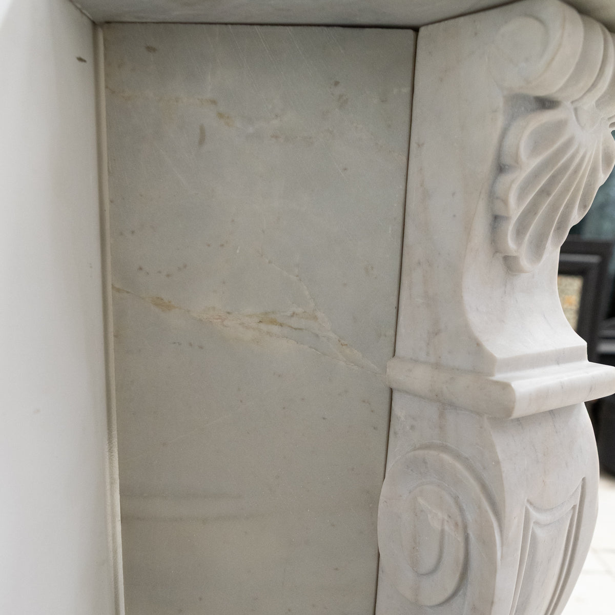 Reclaimed French Louis XVI Style Marble Fireplace | The Architectural Forum