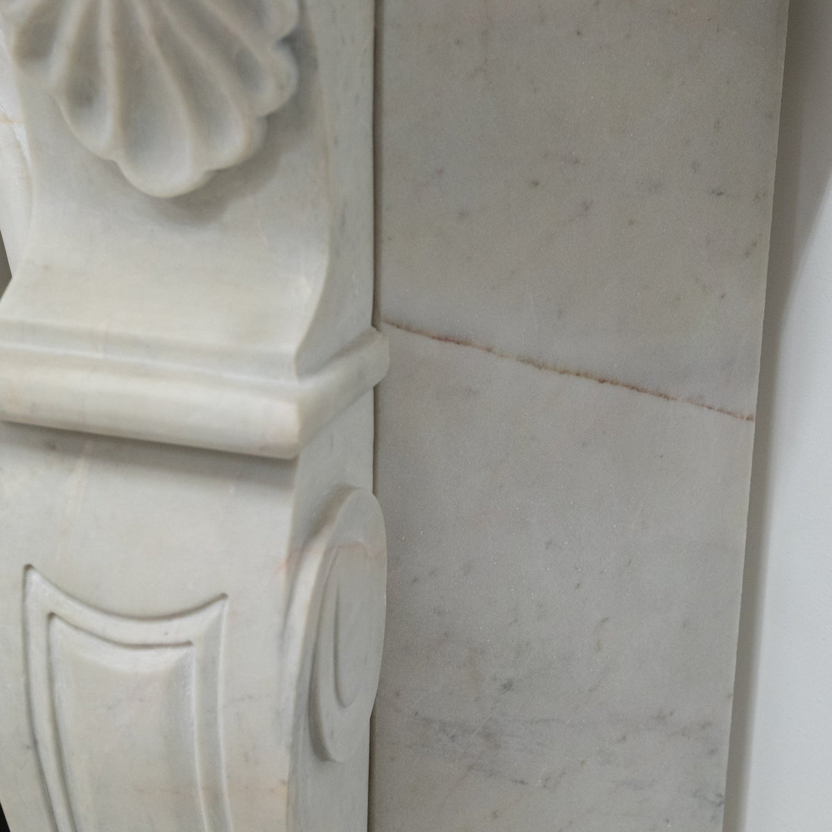 Reclaimed French Louis XVI Style Marble Fireplace | The Architectural Forum
