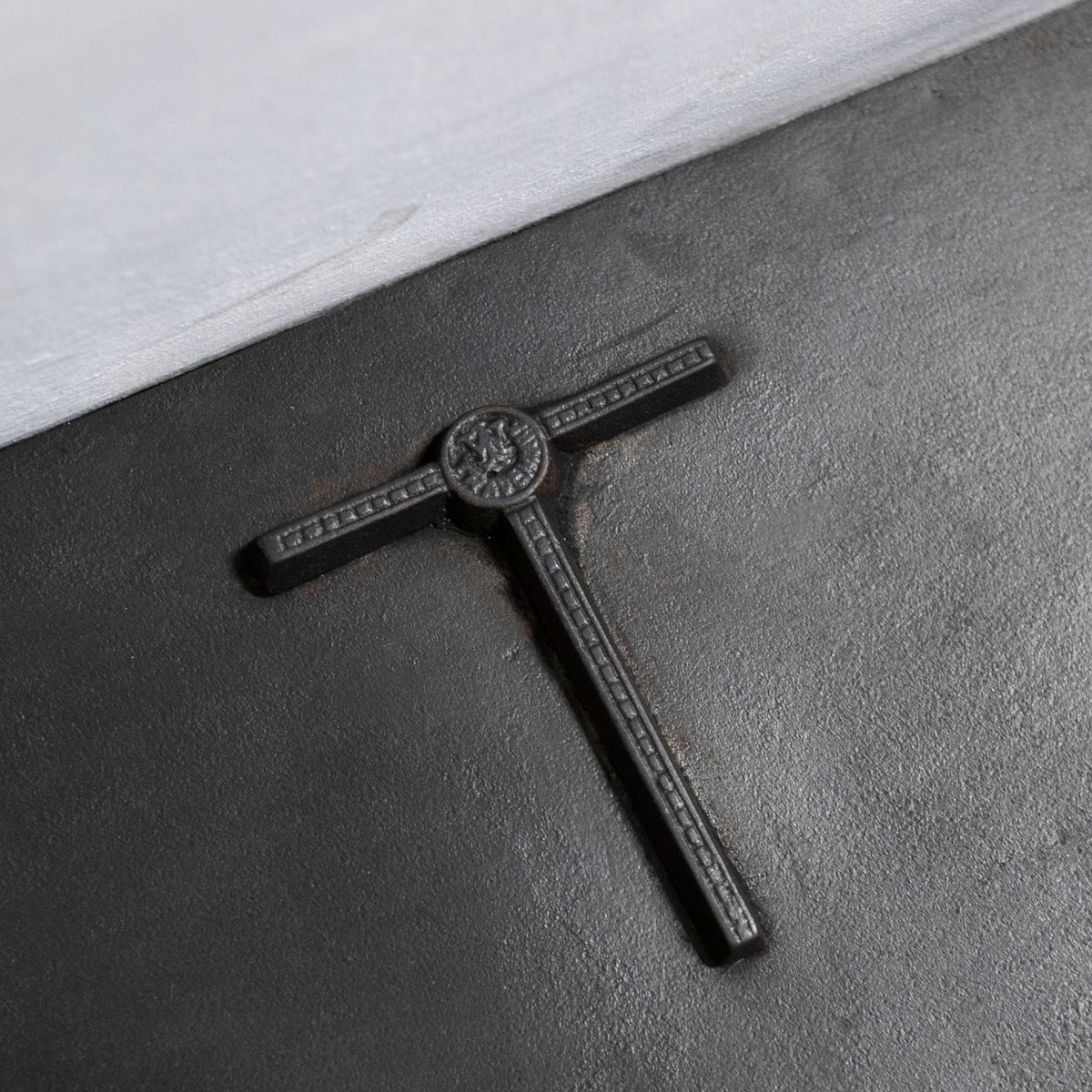 Antique Brass Fireplace Fender with Claw Feet | The Architectural Forum