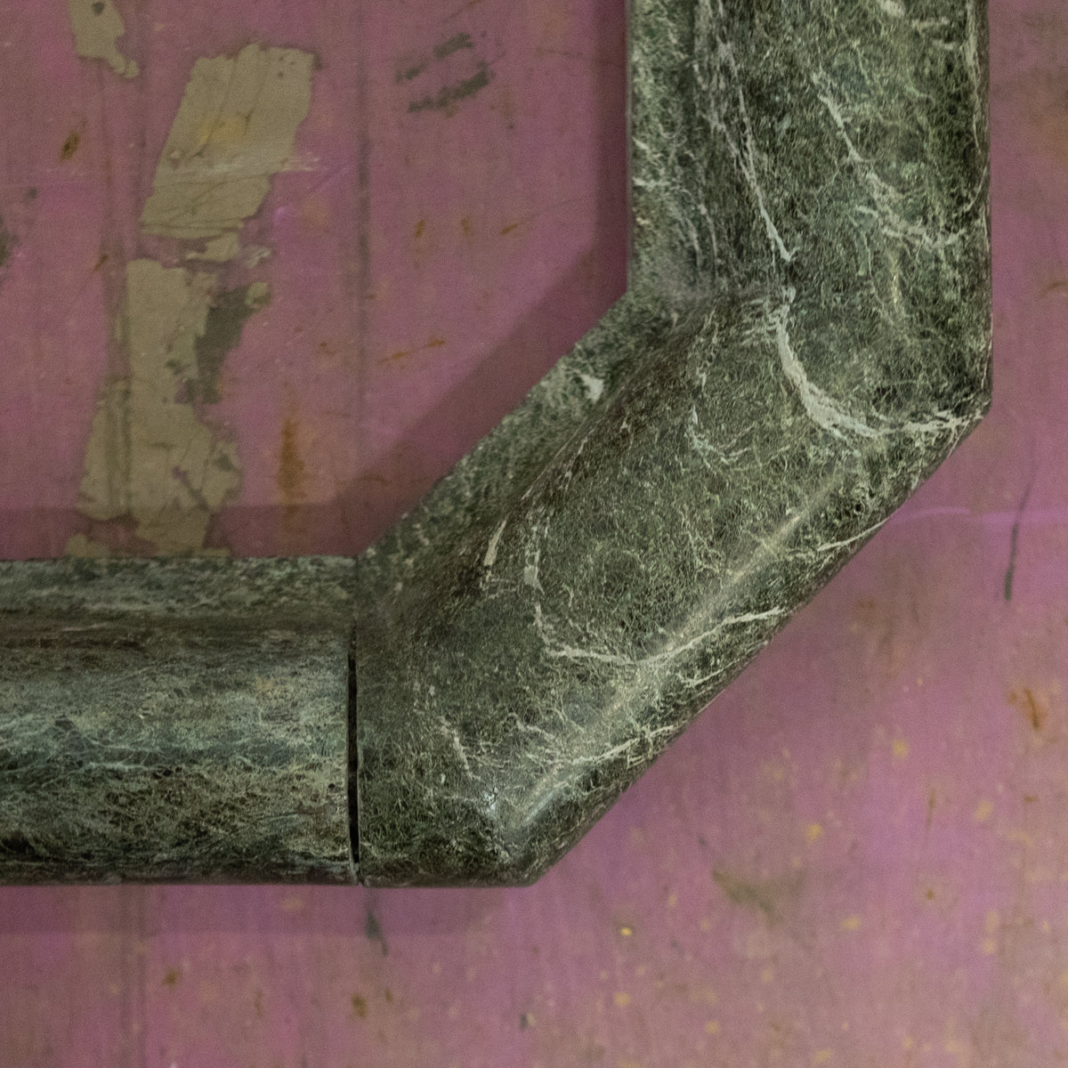 Antique Green Marble Fireplace Fender | Verde Antico Curb Fender | The Architectural Forum