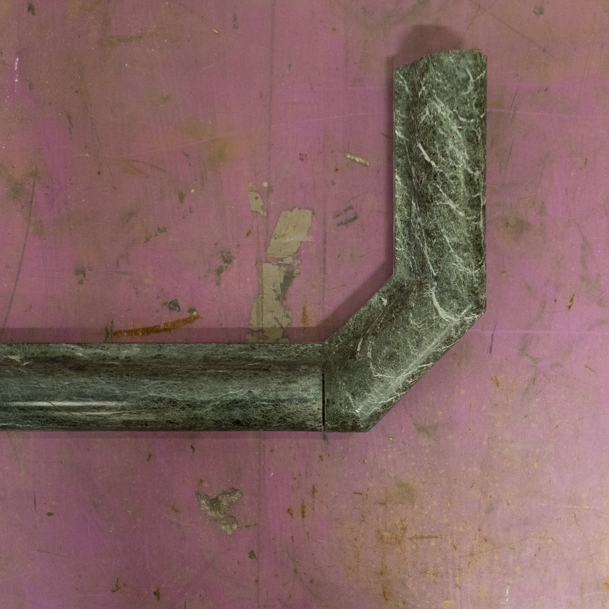 Antique Green Marble Fireplace Fender | Verde Antico Curb Fender | The Architectural Forum