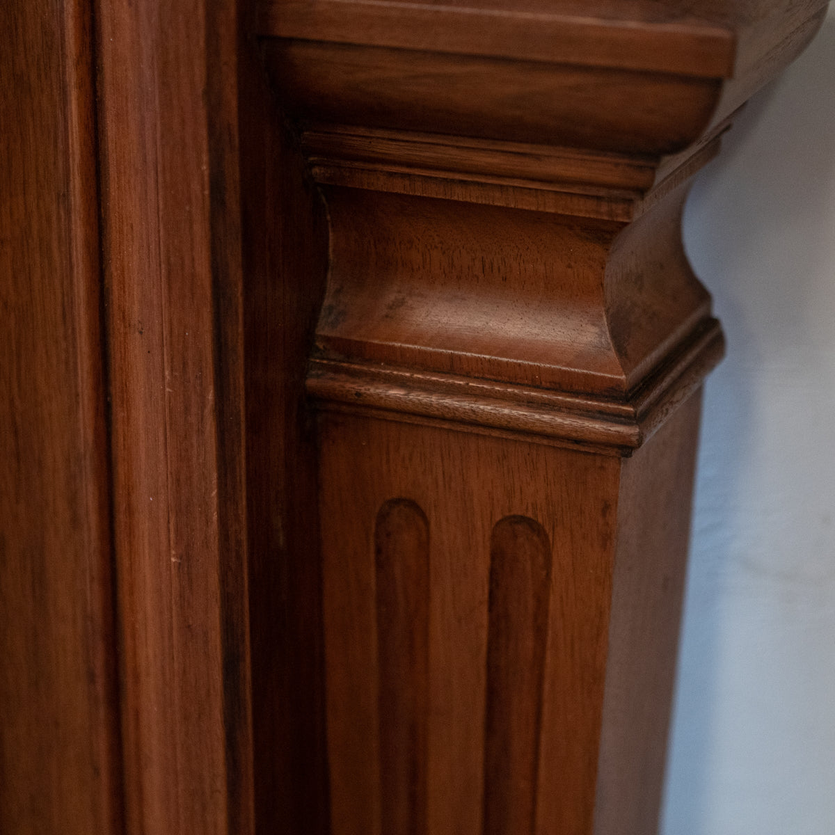 Antique Carved American Walnut Fireplace Surround | The Architectural Forum