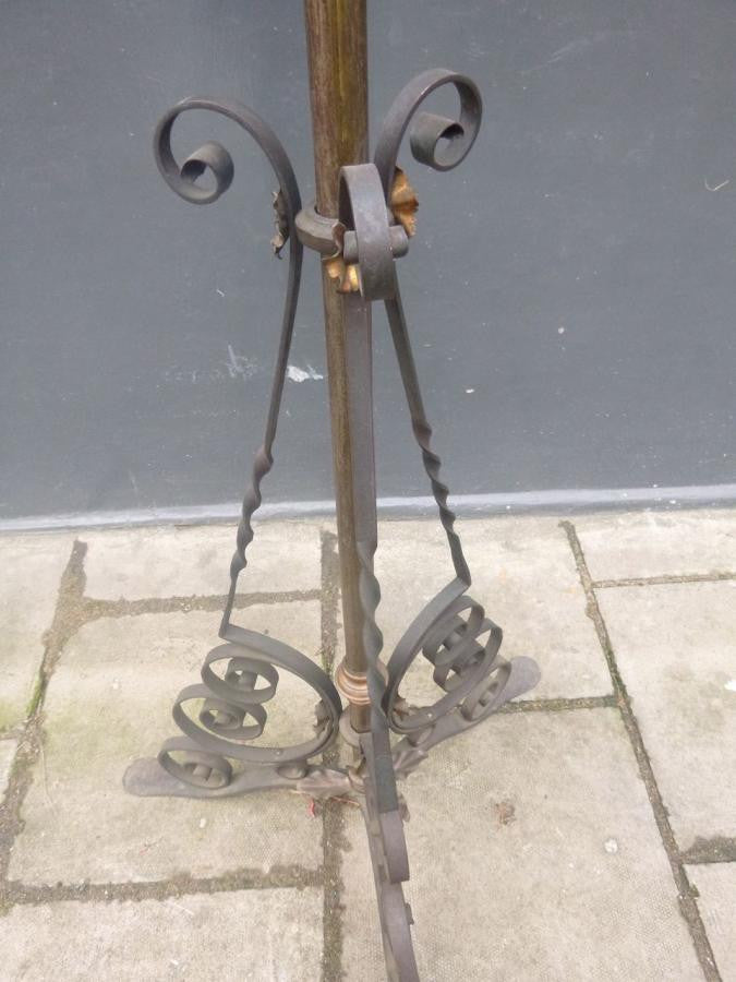 Antique Copper Lamp Stand | The Architectural Forum