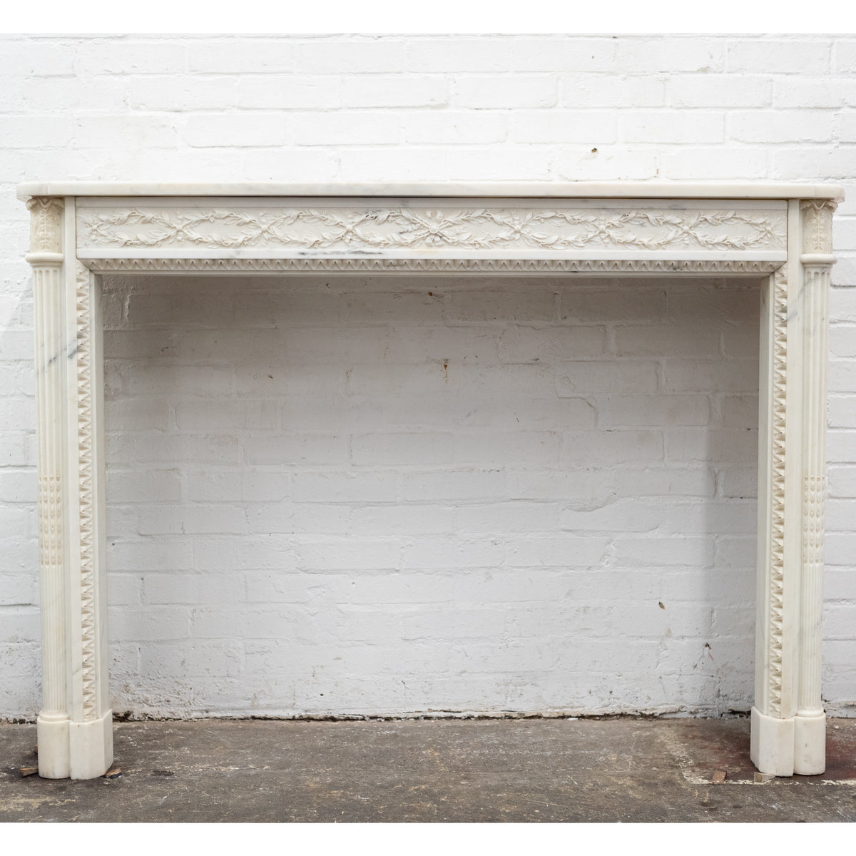 Exceptional Antique Louis XVI Style Marble Chimneypiece | The Architectural Forum