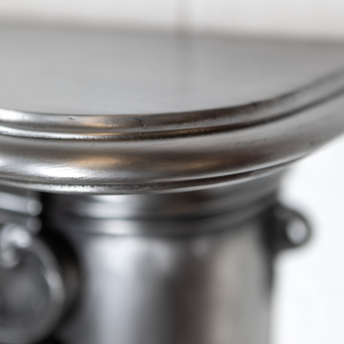 Antique Art Nouveau Ornate Polished Cast Iron Fireplace Surround | The Architectural Forum