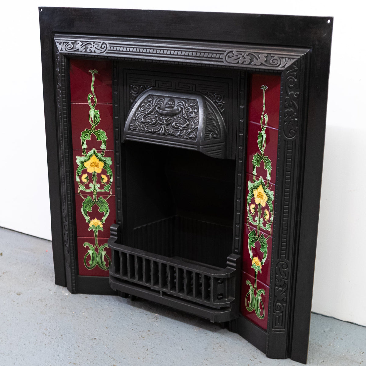 Antique Art Nouveau Tiled Insert | The Architectural Forum