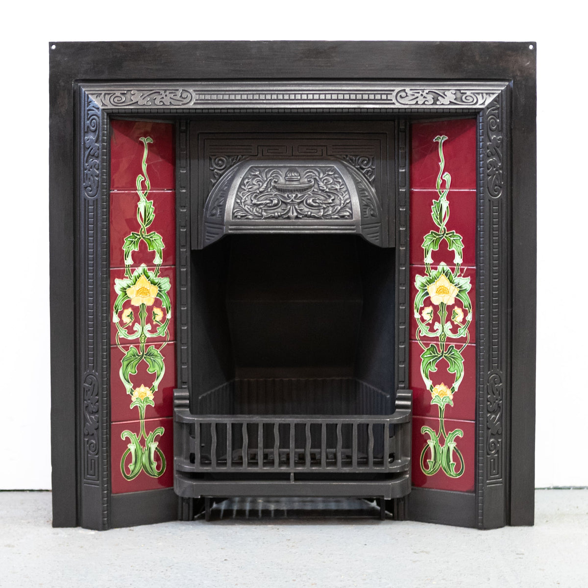 Antique Art Nouveau Tiled Insert