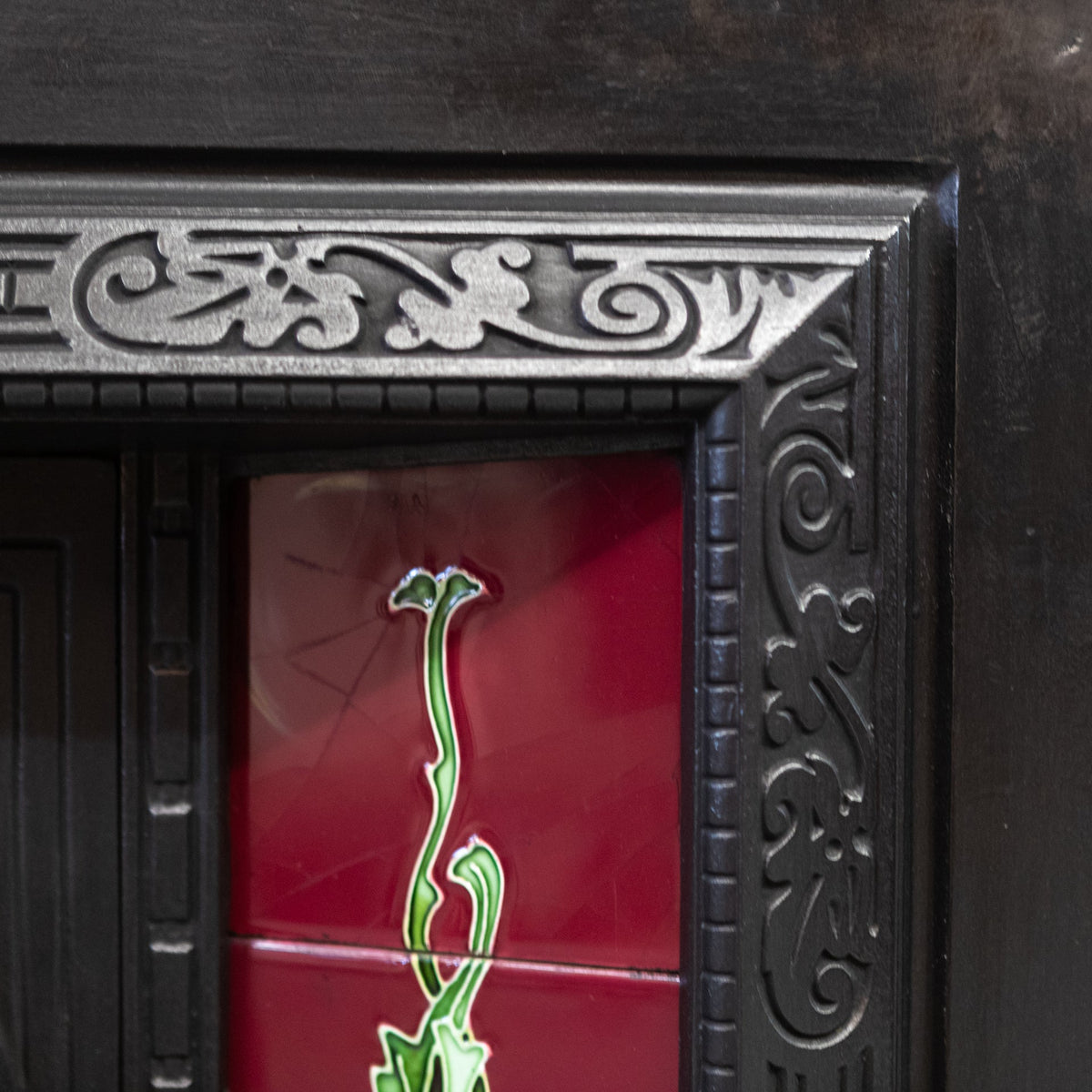Antique Art Nouveau Tiled Insert