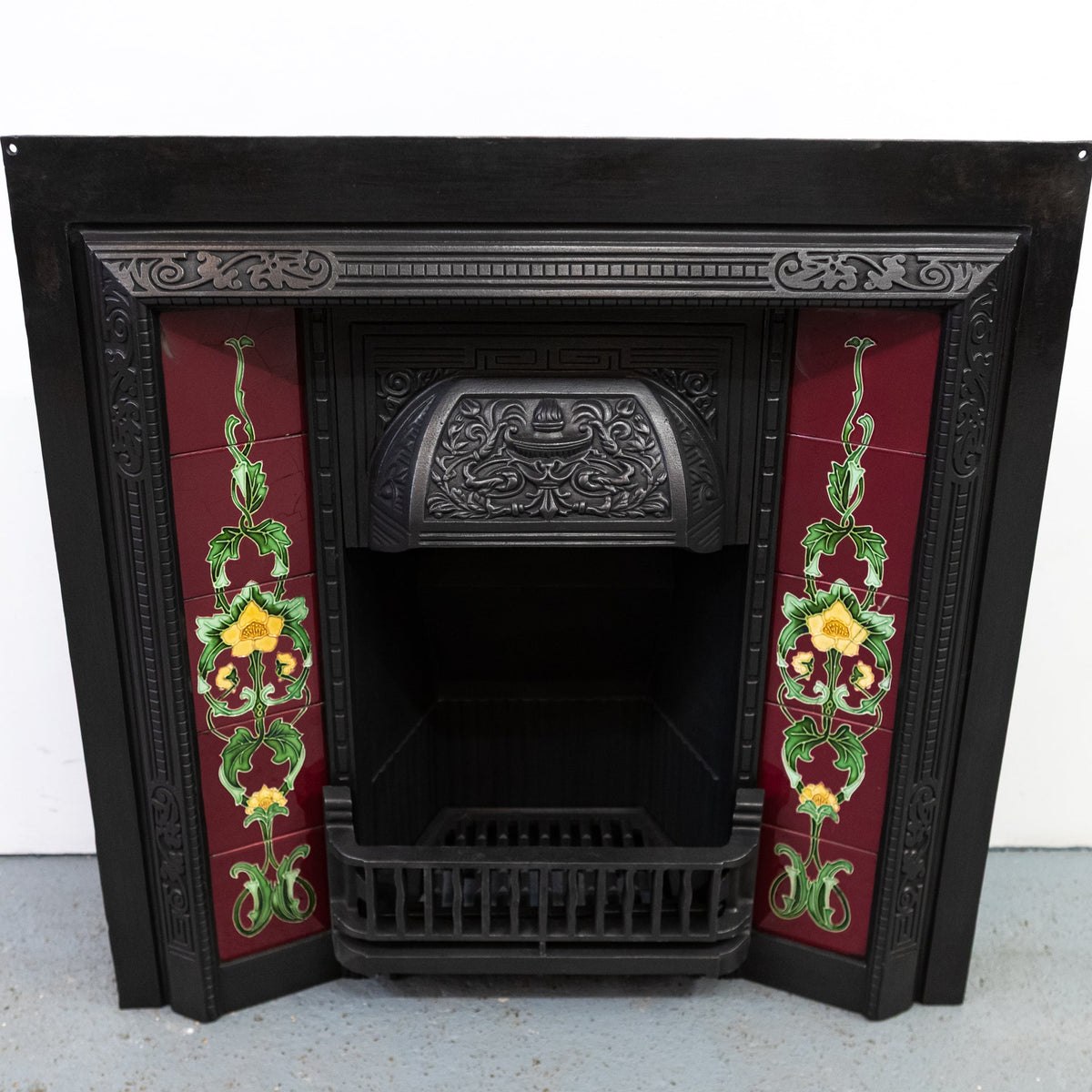 Antique Art Nouveau Tiled Insert | The Architectural Forum