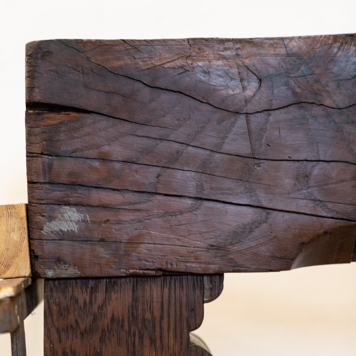 Antique Oak Decorative Beam Pediment with Corbels Inglenook Opening | The Architectural Forum