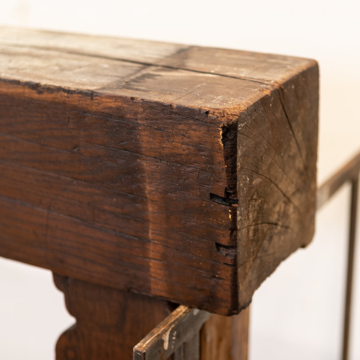 Antique Oak Decorative Beam Pediment with Corbels Inglenook Opening | The Architectural Forum