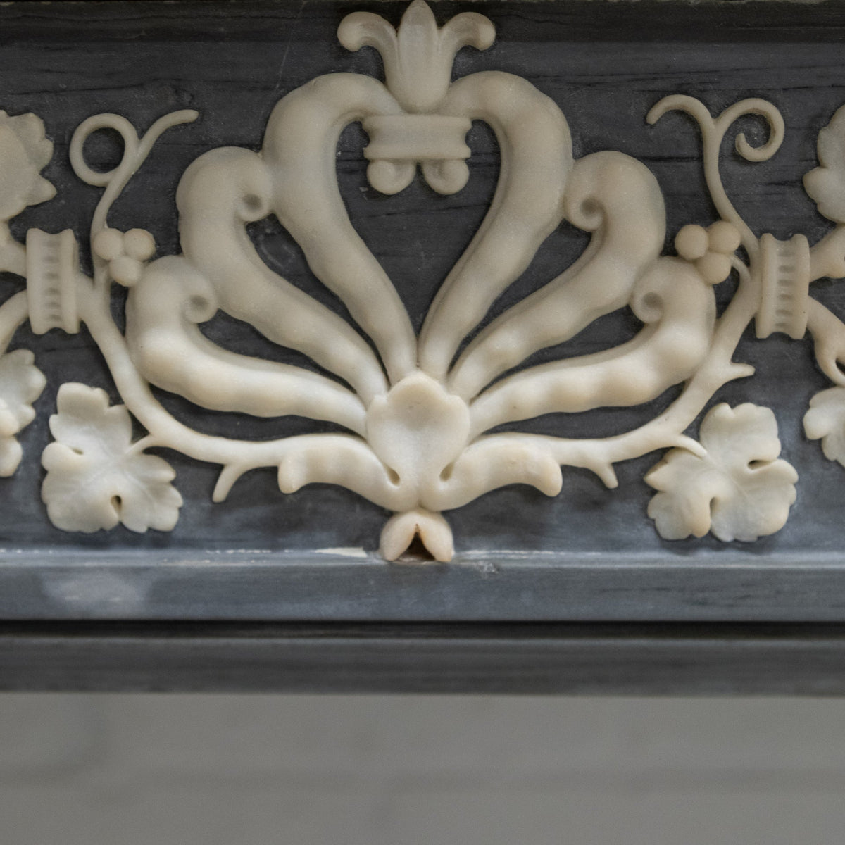 Antique Early 19th Century French Style Grey Marble Fireplace Surround | The Architectural Forum