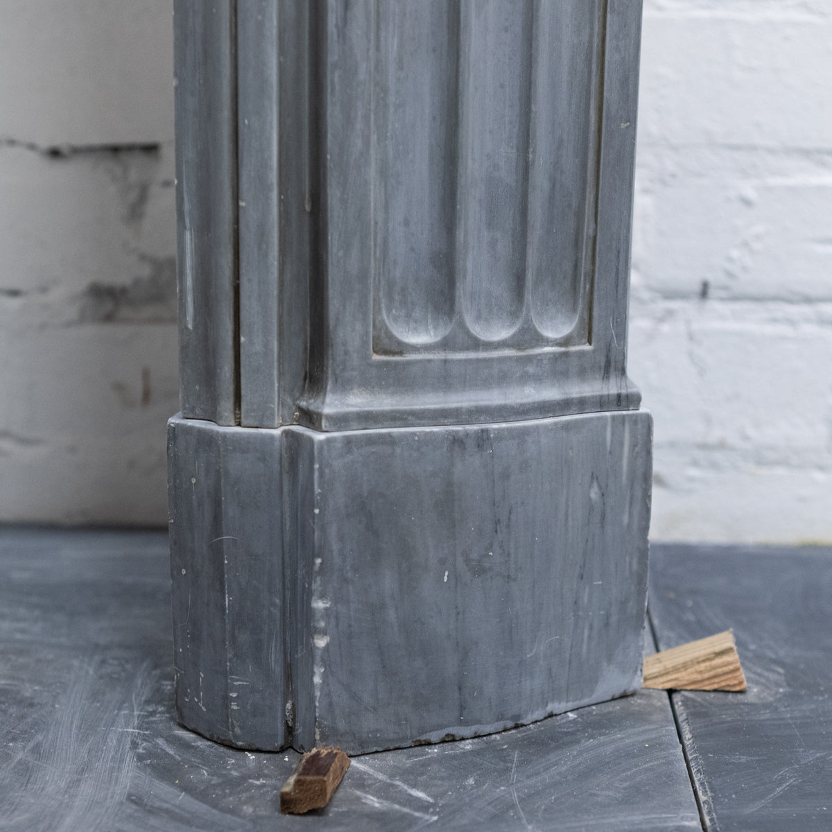 Antique Early 19th Century French Style Grey Marble Fireplace Surround | The Architectural Forum