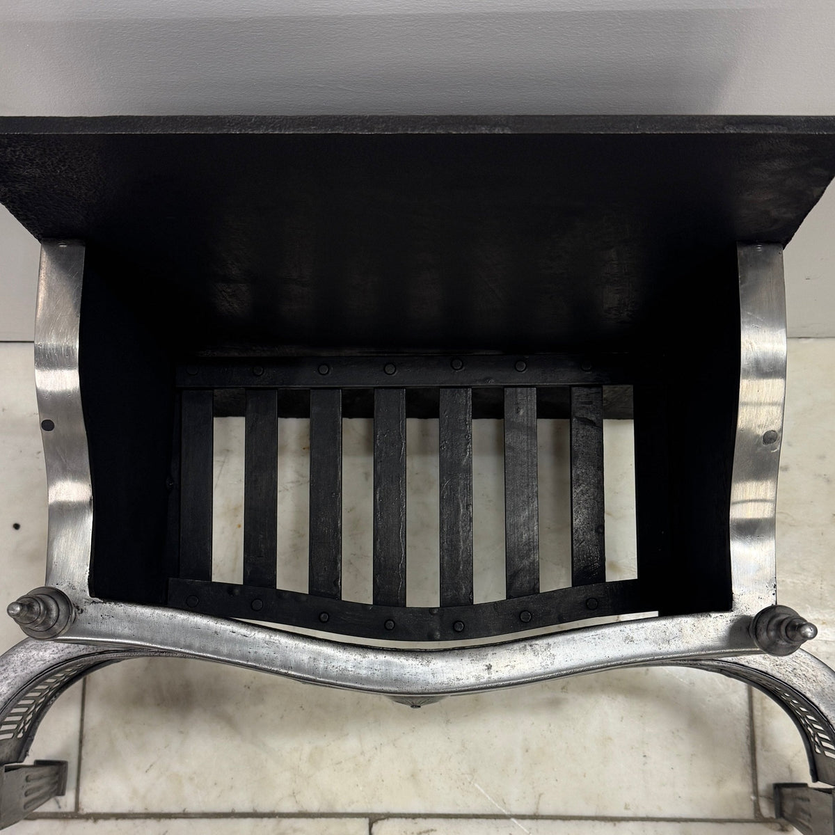 Reclaimed Steel Georgian Fire Basket | The Architectural Forum