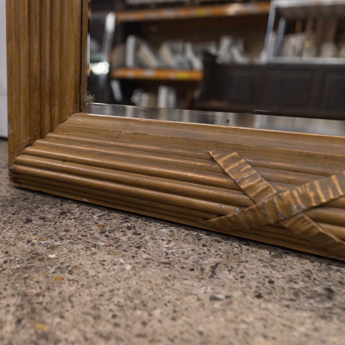 Large Victorian Frame with Antique Mirror | The Architectural Forum