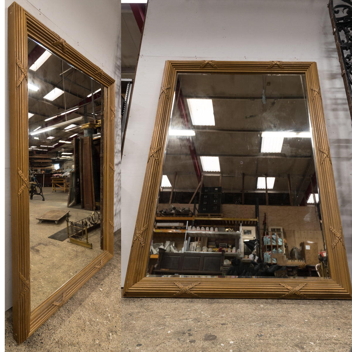 Large Victorian Frame with Antique Mirror | The Architectural Forum