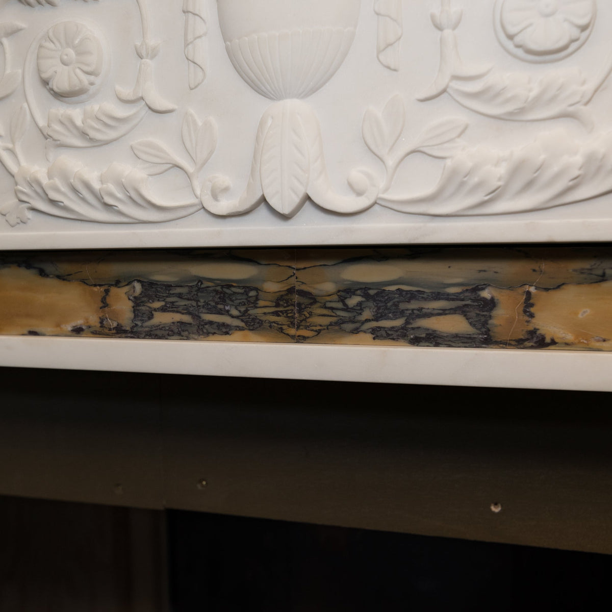 Georgian Style Statutory &amp; Sienna Marble Fireplace Surround | The Architectural Forum