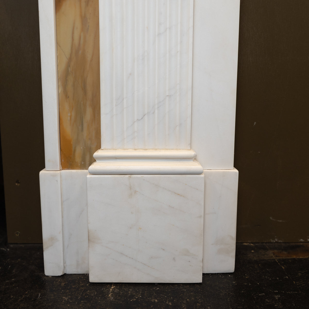 Georgian Style Statutory &amp; Sienna Marble Fireplace Surround | The Architectural Forum