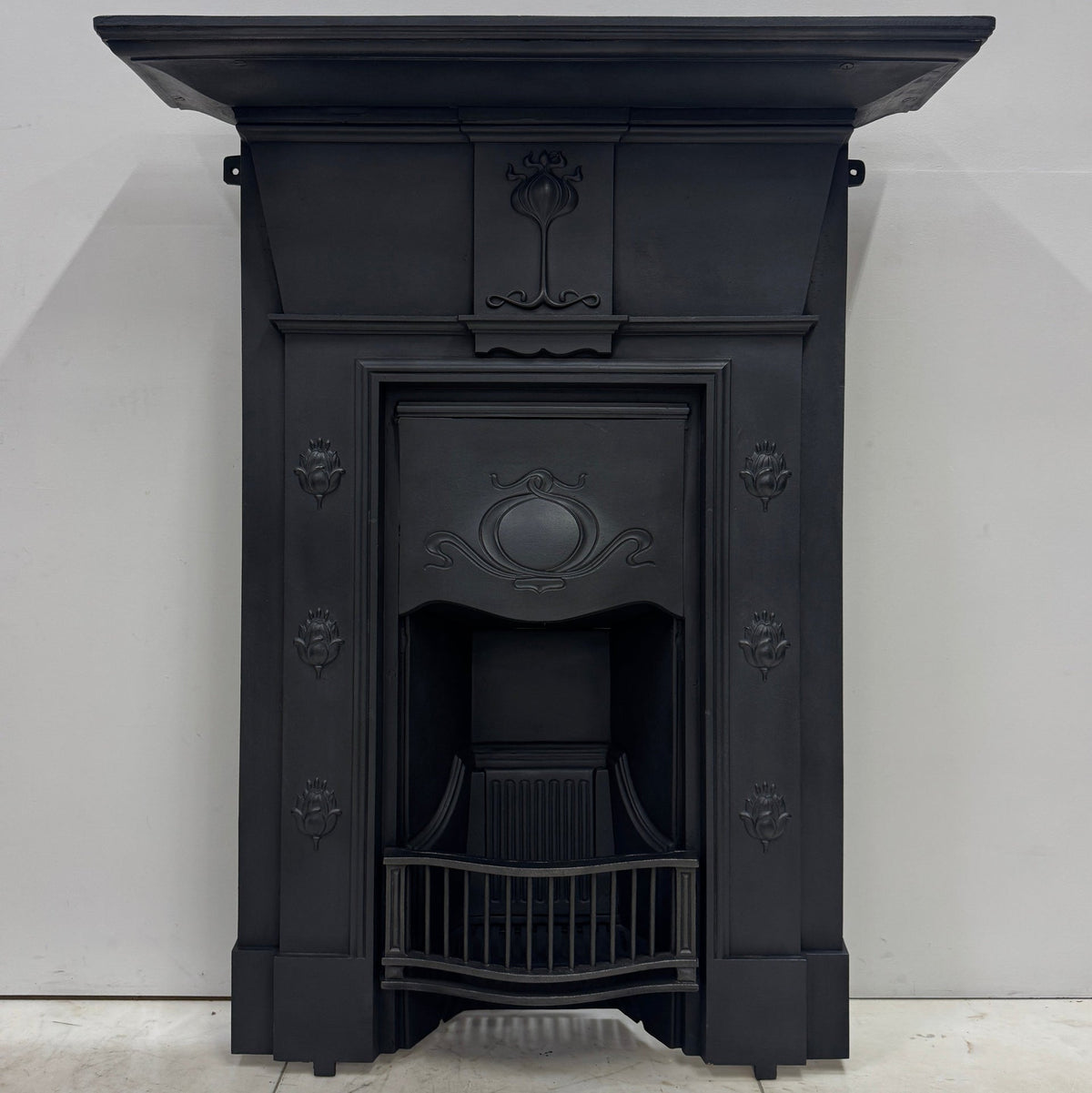 Antique Cast Iron Combination Fireplace | The Architectural Forum