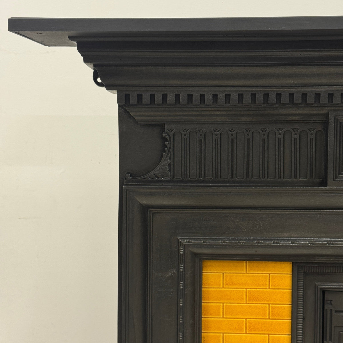 Antique Victorian Tiled Cast Iron Combination Fireplace | The Architectural Forum