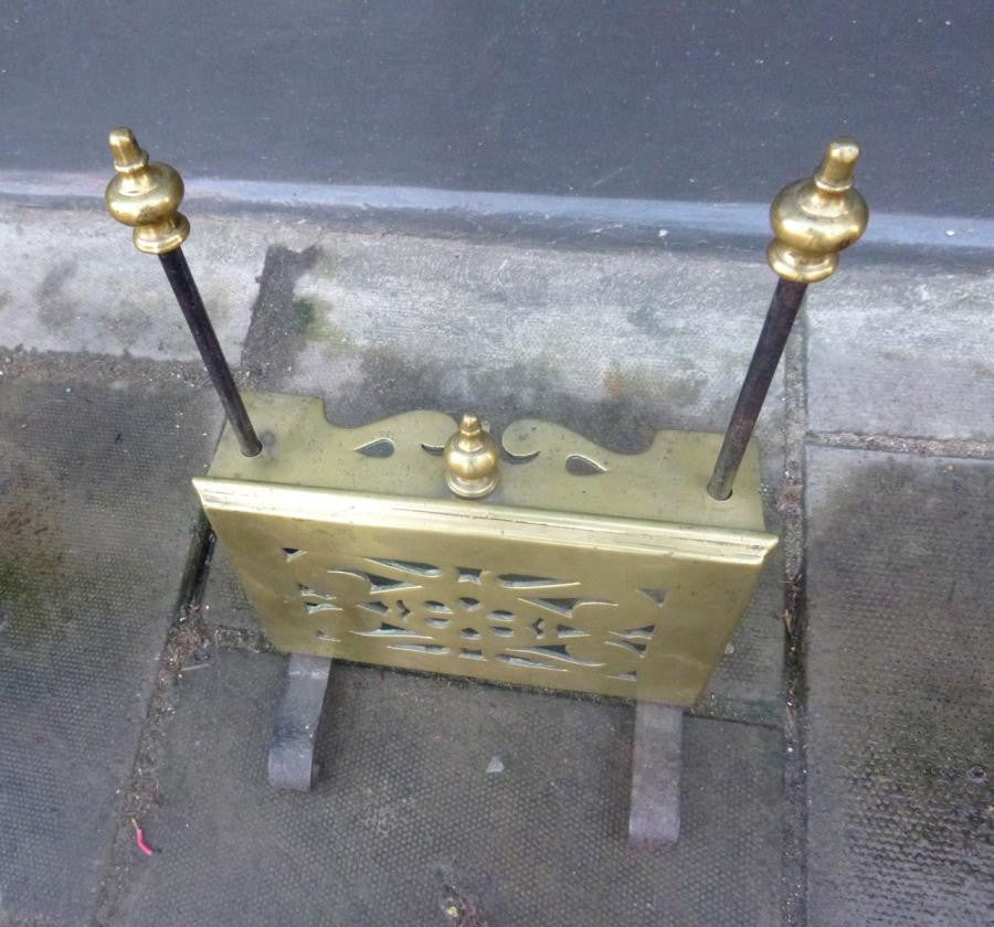 Antique Brass Fireside Pot Warmer | The Architectural Forum