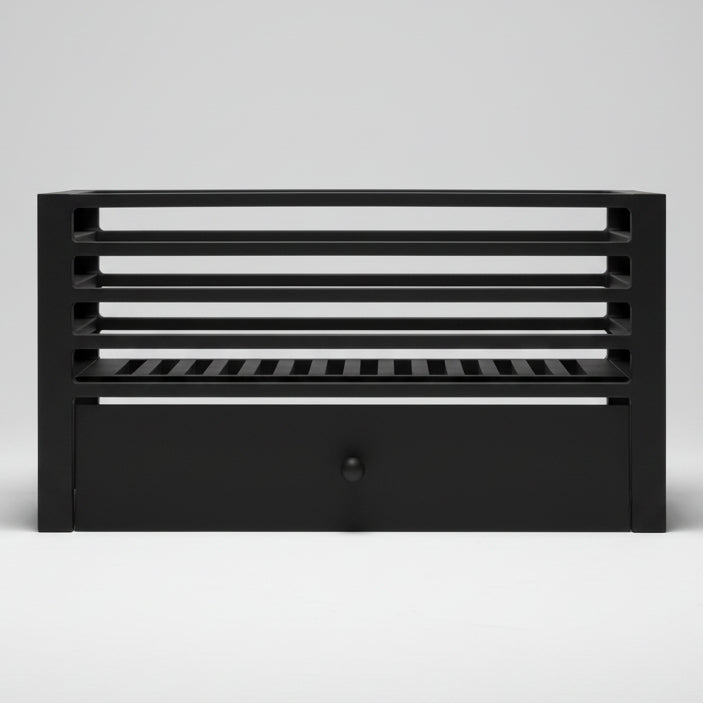 Reclaimed Cast Iron Fire Basket With Ash Pan Cover | The Architectural Forum