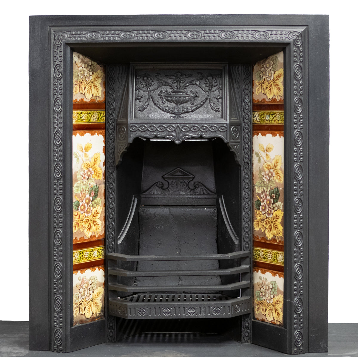 Antique Victorian Tiled Fireplace Insert | The Architectural Forum