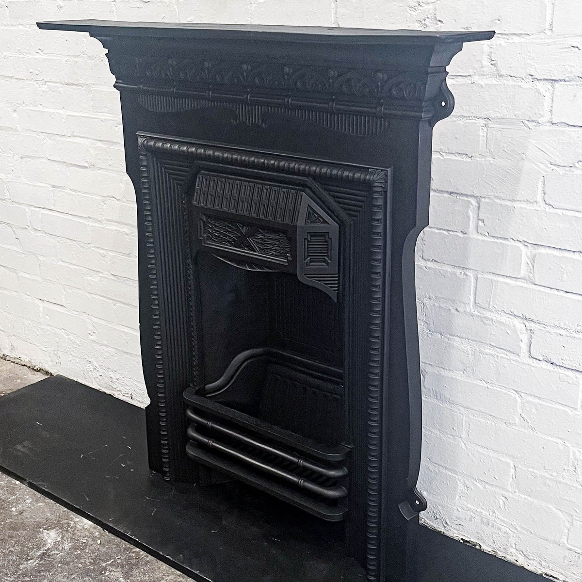 Cast Iron Antique Victorian Combination Fireplace | The Architectural Forum