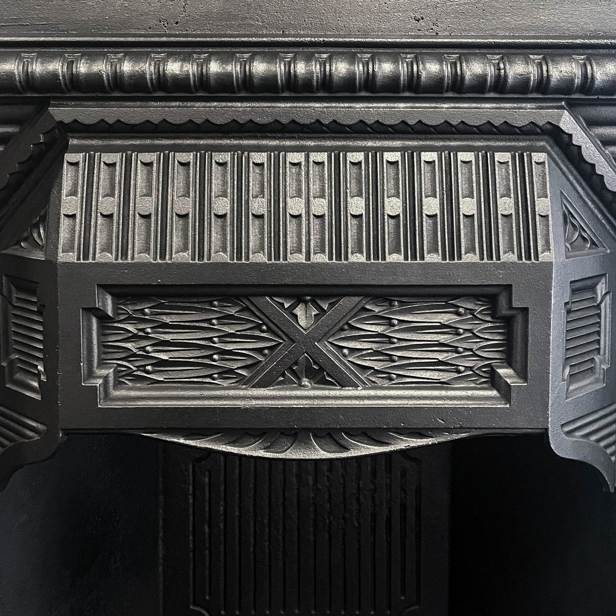 Cast Iron Antique Victorian Combination Fireplace | The Architectural Forum