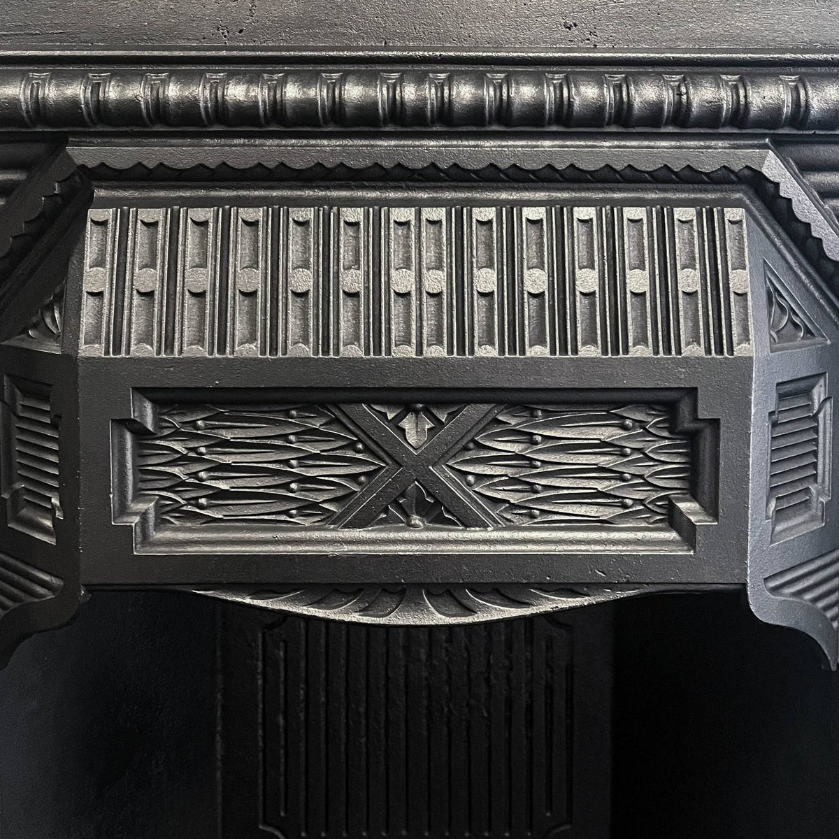 Cast Iron Antique Victorian Combination Fireplace | The Architectural Forum