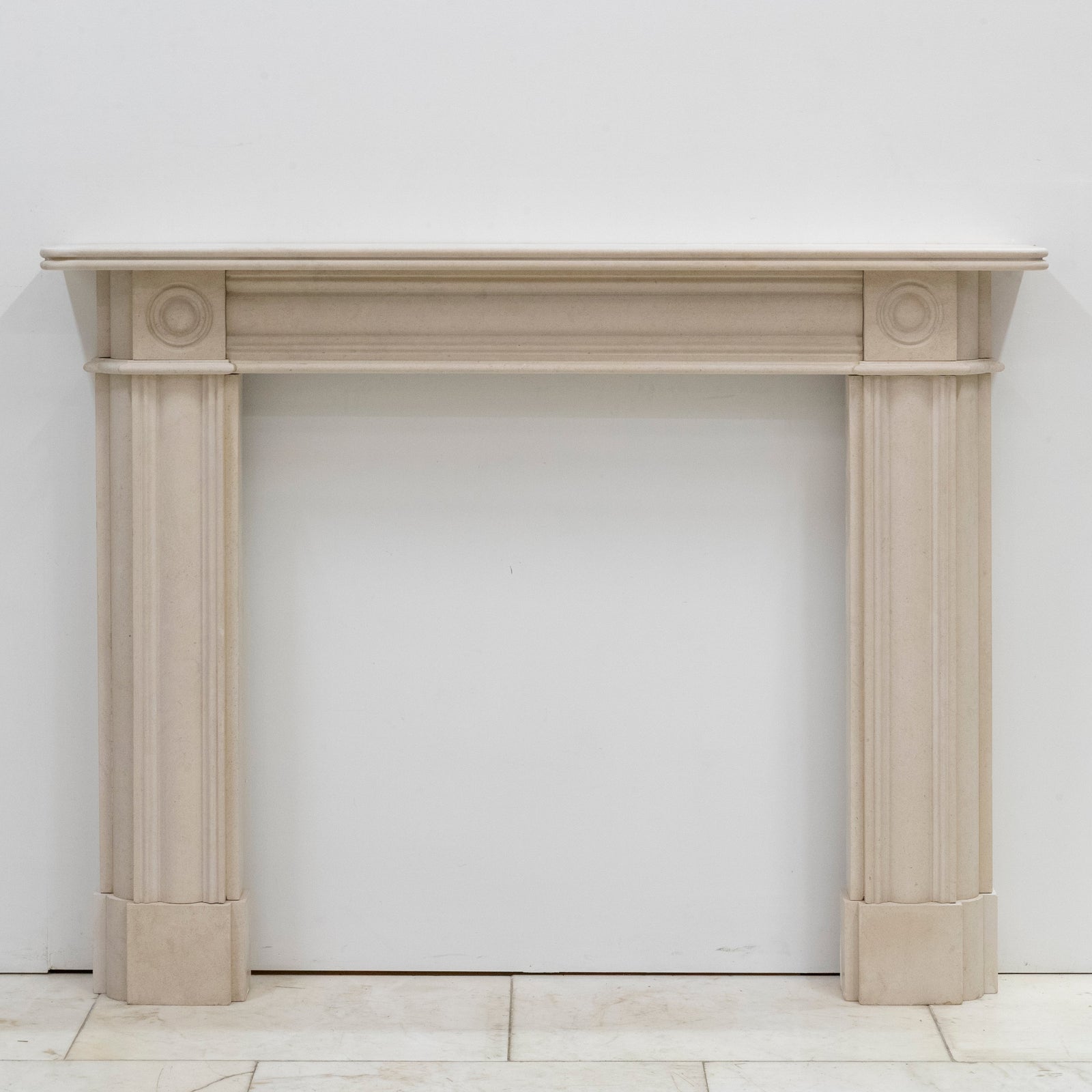 Reclaimed Georgian Style Stone Fireplace Surround