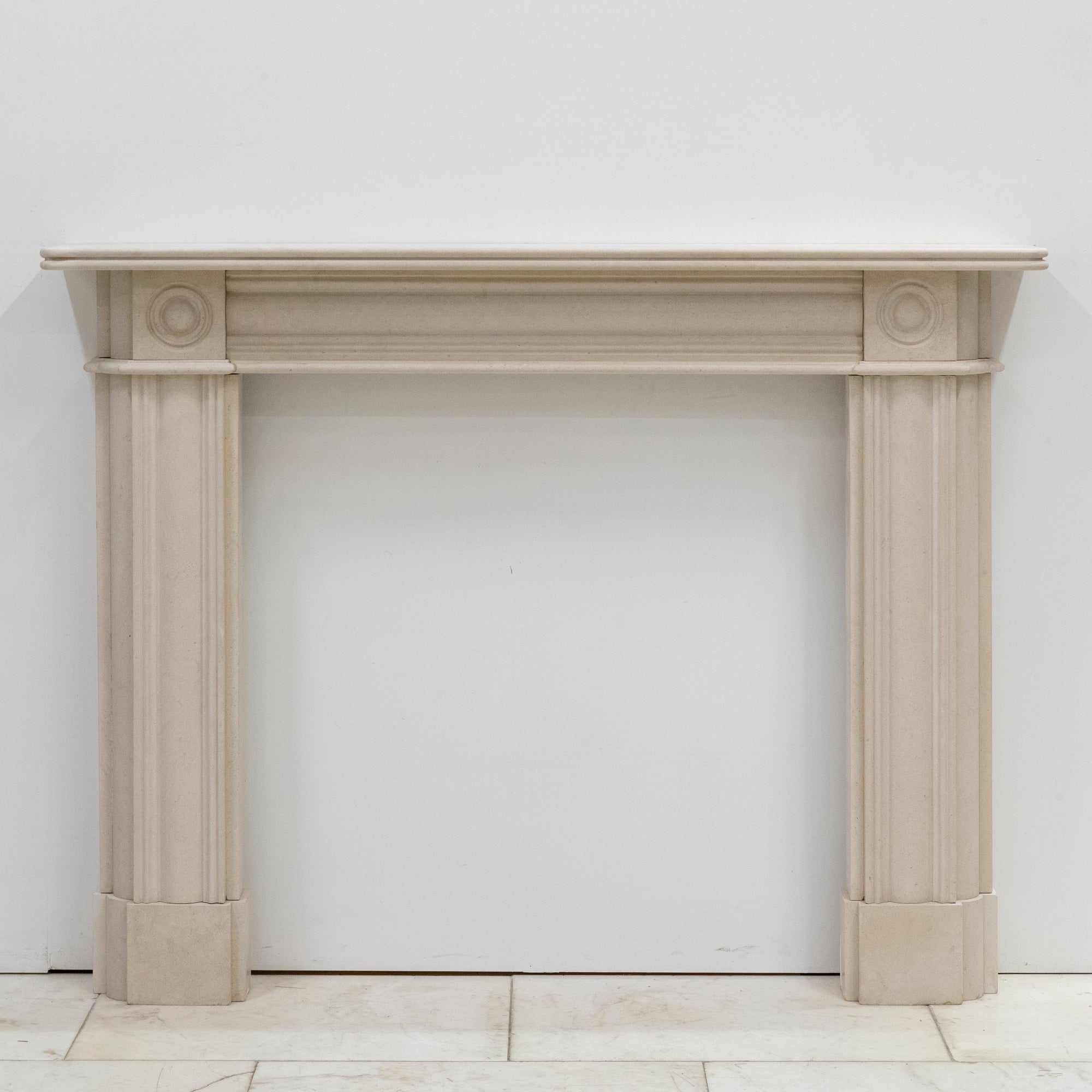 Reclaimed Georgian Style Stone Fireplace Surround