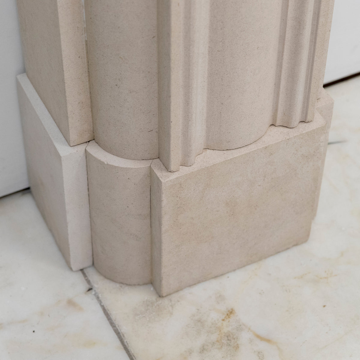 Reclaimed Georgian Style Stone Fireplace Surround