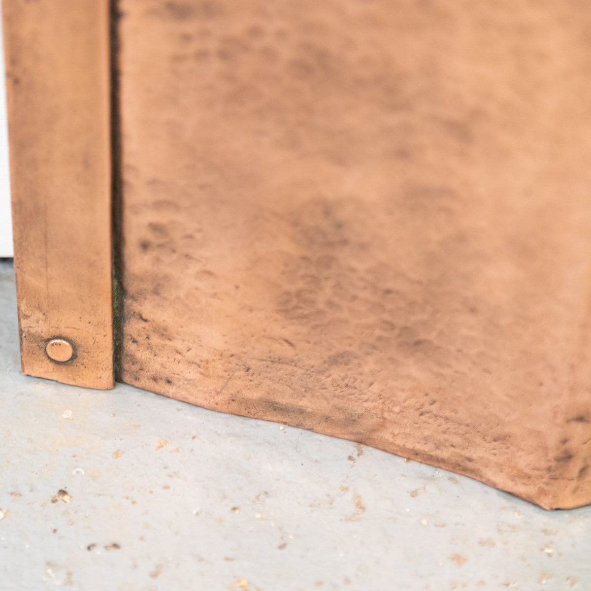 Antique Arts and Crafts Copper and Brass Fireplace Insert | Slips | The Architectural Forum