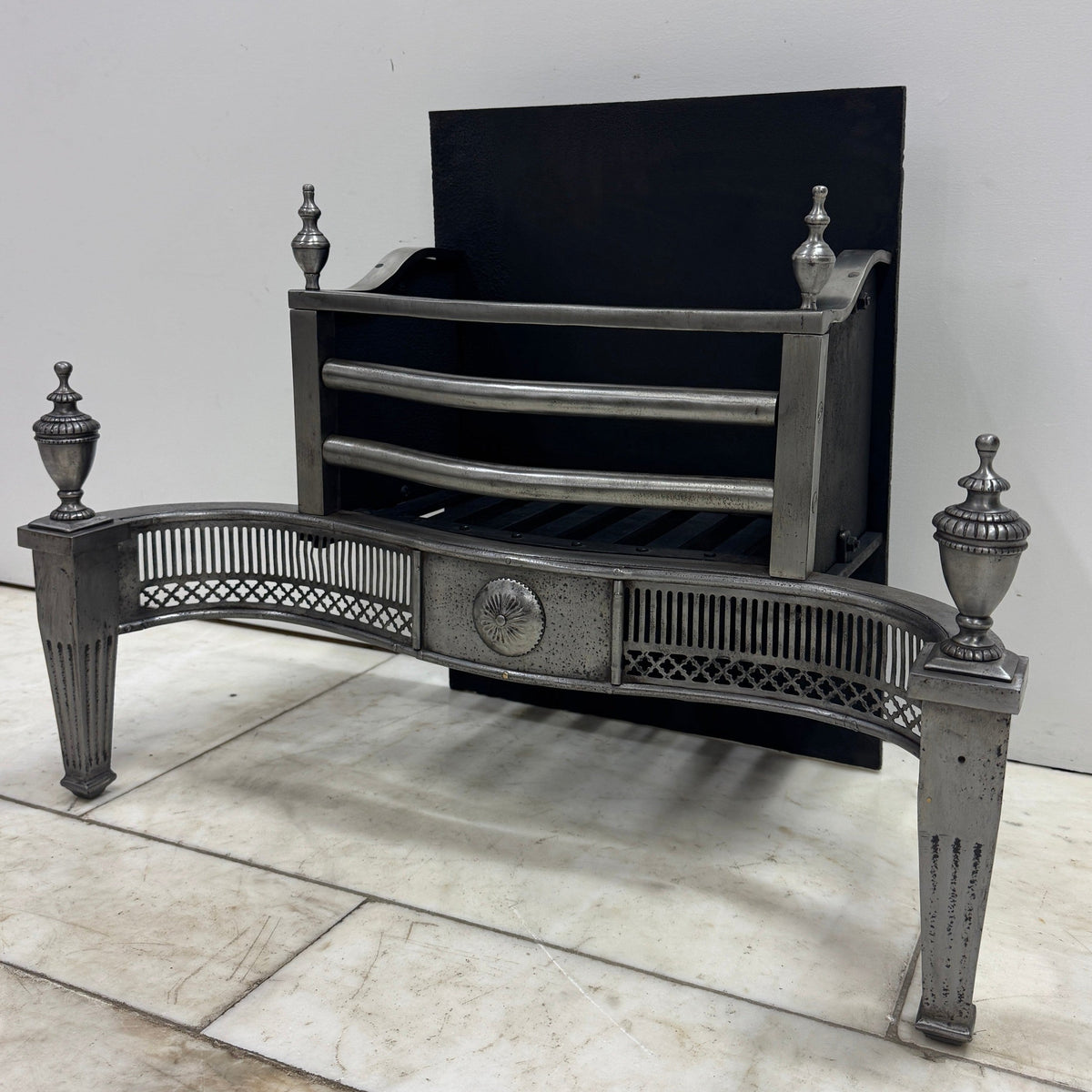 Reclaimed Steel Georgian Fire Basket | The Architectural Forum