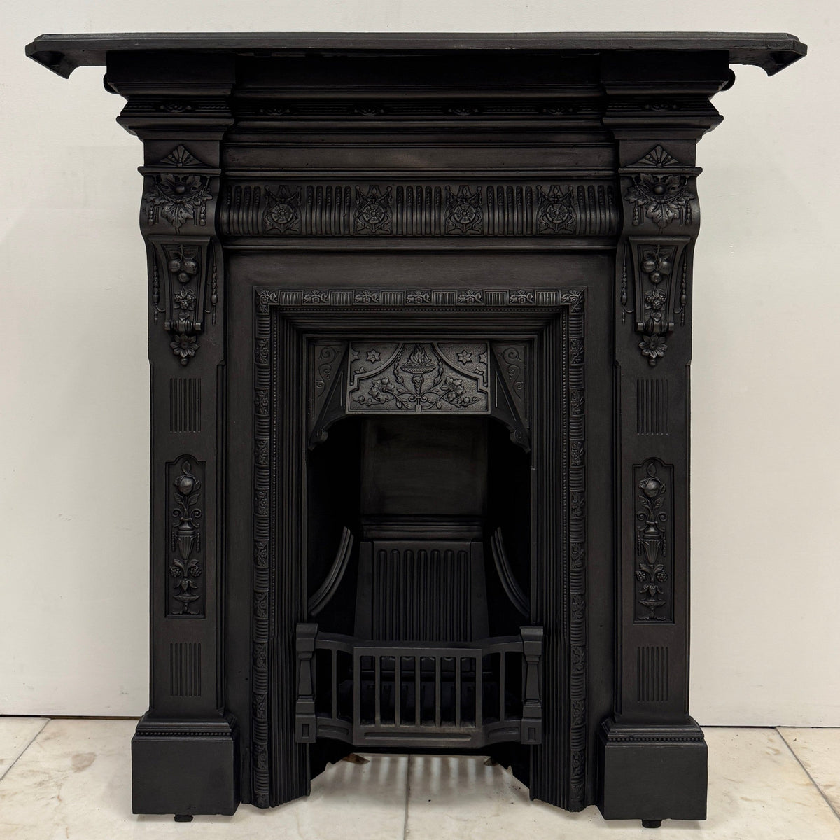 Antique Cast Iron Combination Fireplace | The Architectural Forum