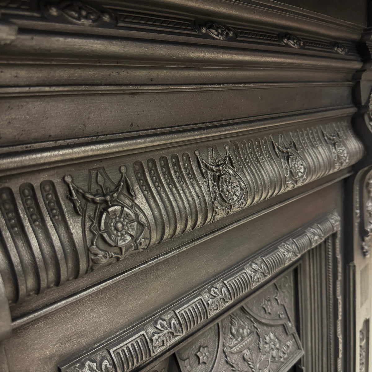 Antique Cast Iron Combination Fireplace | The Architectural Forum