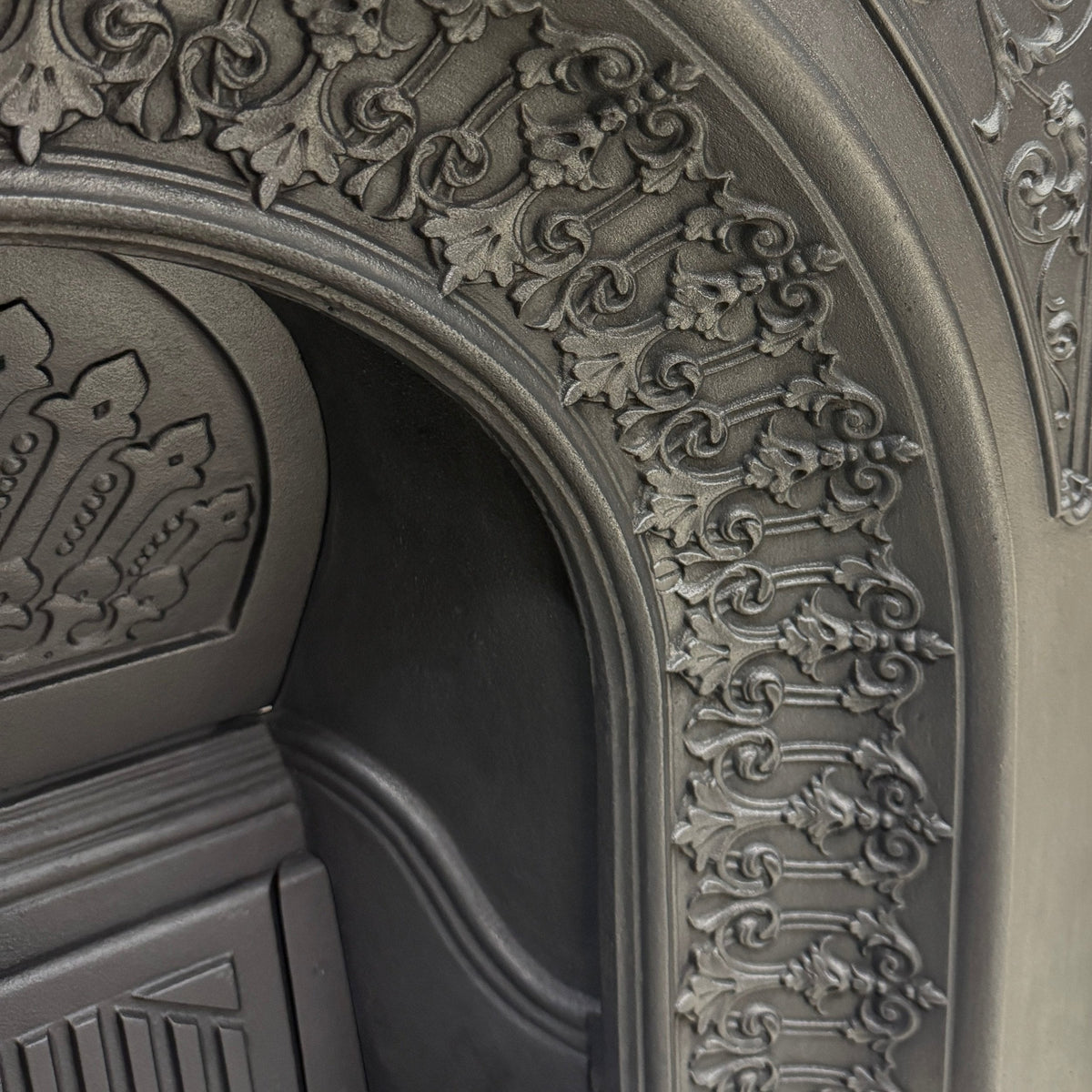 Antique Cast Iron Combination Fireplace | The Architectural Forum