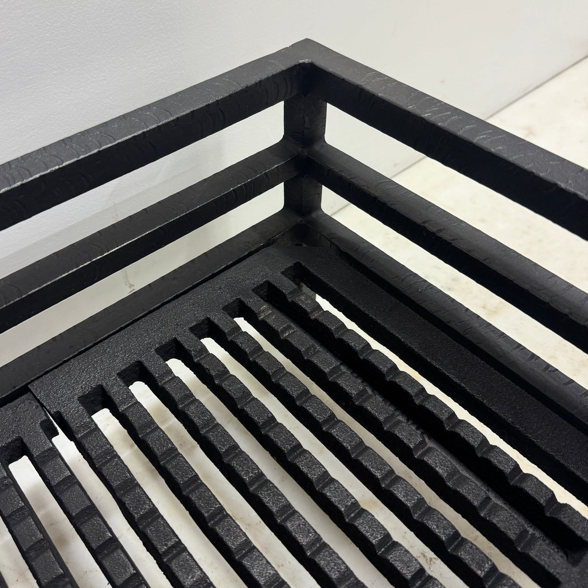 Reclaimed Steel &amp; Cast Iron Byron Freestanding Fire Basket | The Architectural Forum