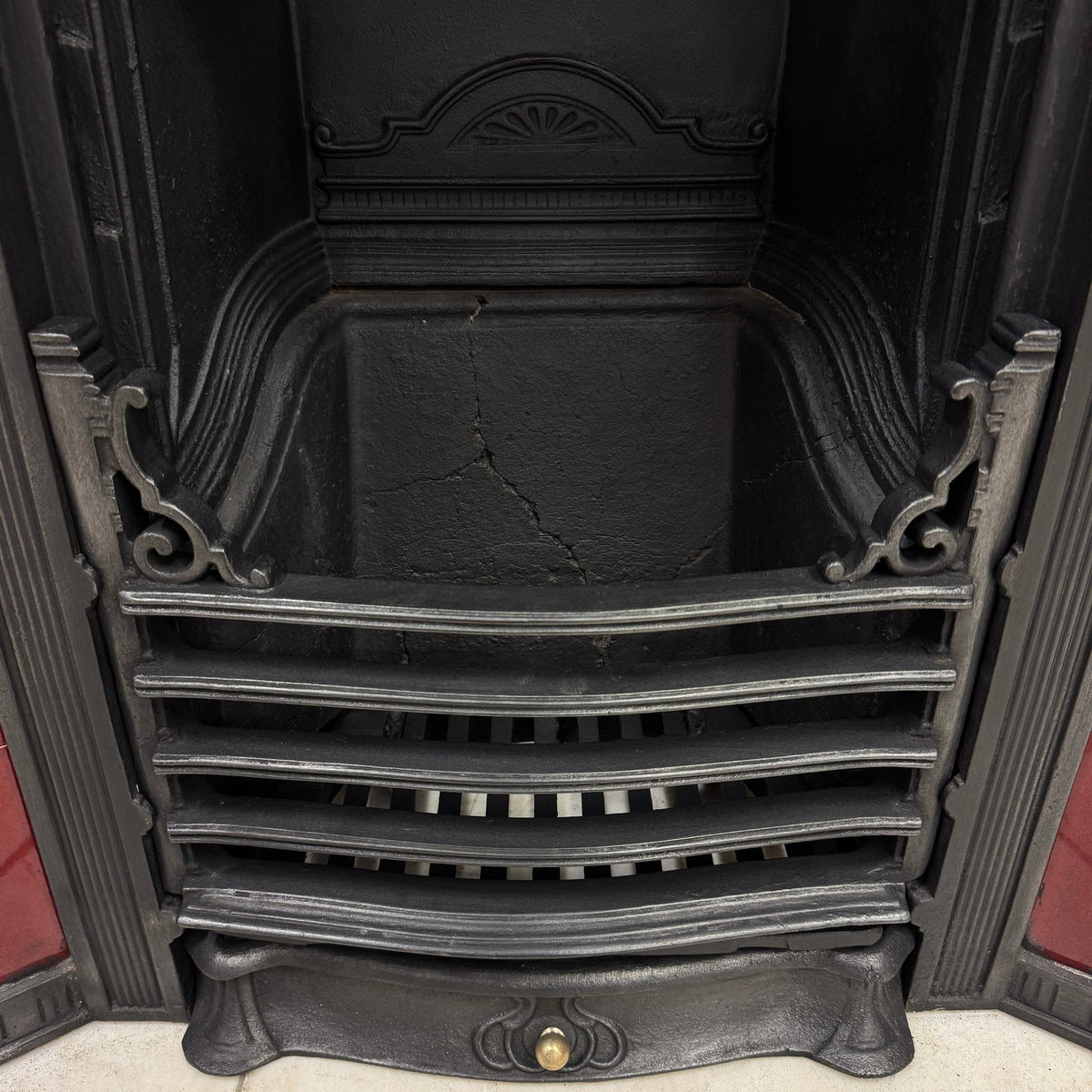 Antique Victorian Tiled Cast Iron Combination Fireplace | The Architectural Forum