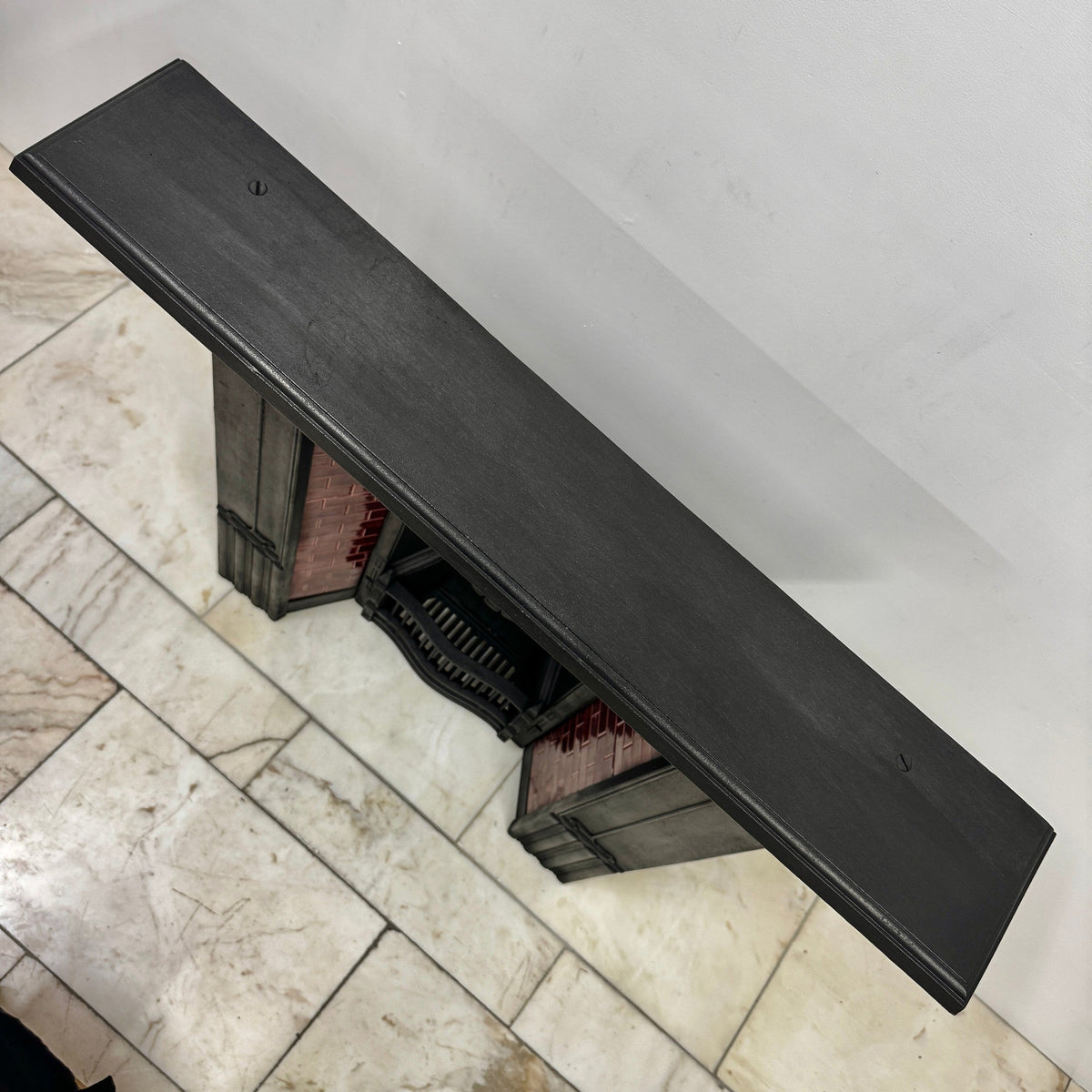 Antique Tiled Cast Iron Combination Fireplace | The Architectural Forum