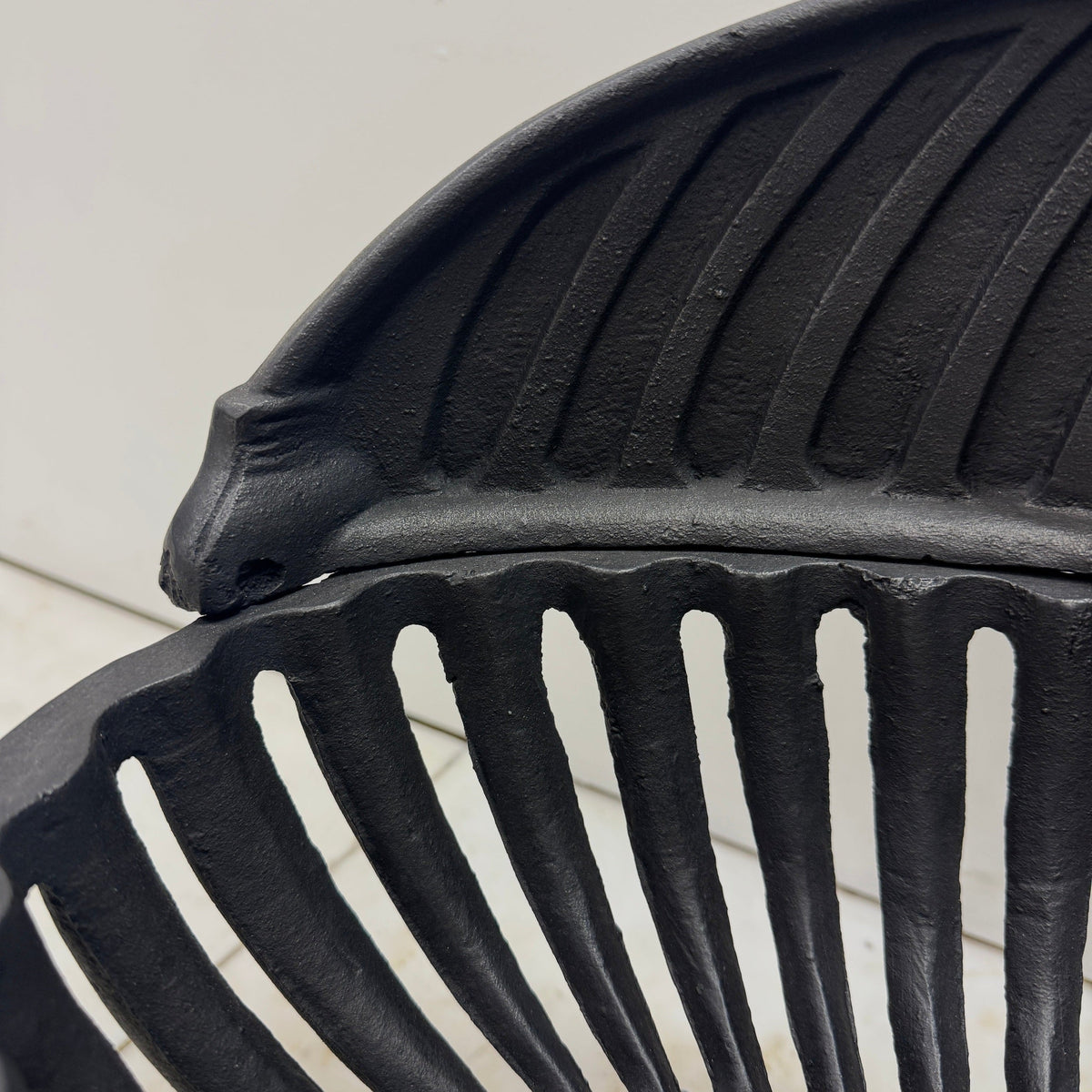 Reclaimed Oval Cast Iron Fire Basket | The Architectural Forum