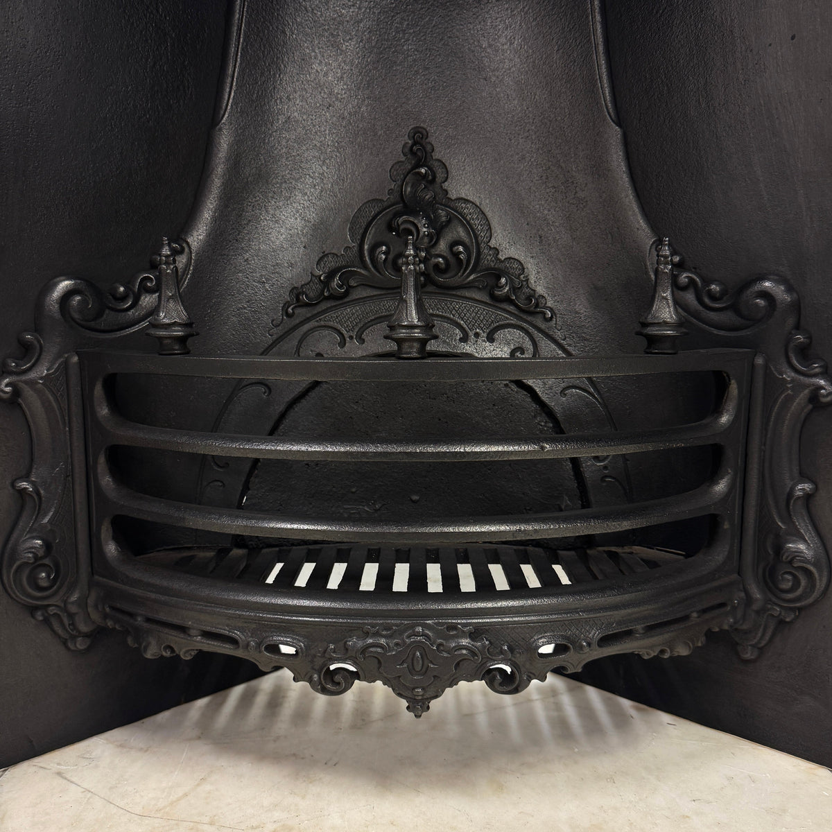 Antique Ornate Victorian Cast Iron Insert | The Architectural Forum