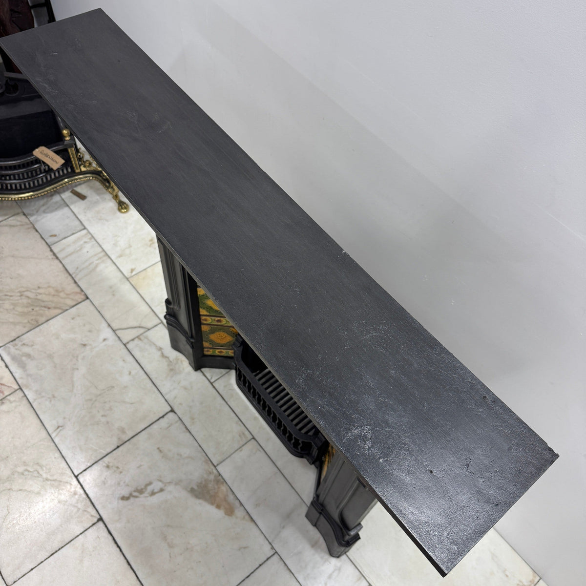 Antique Victorian Tiled Cast Iron Combination Fireplace | The Architectural Forum