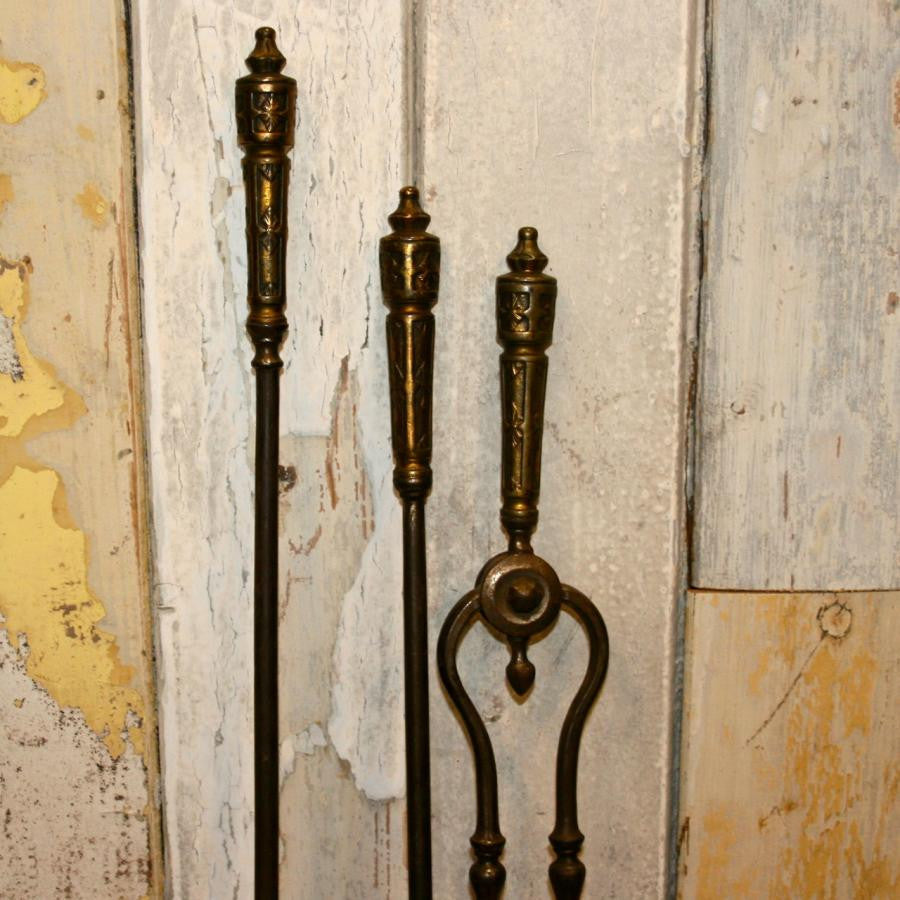 Antique Iron Fireplace Companion Set | The Architectural Forum