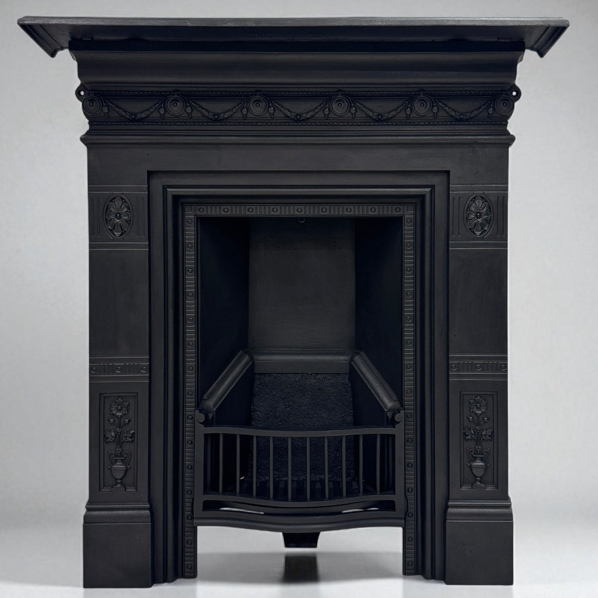 Antique Cast Iron Combination Fireplace | The Architectural Forum