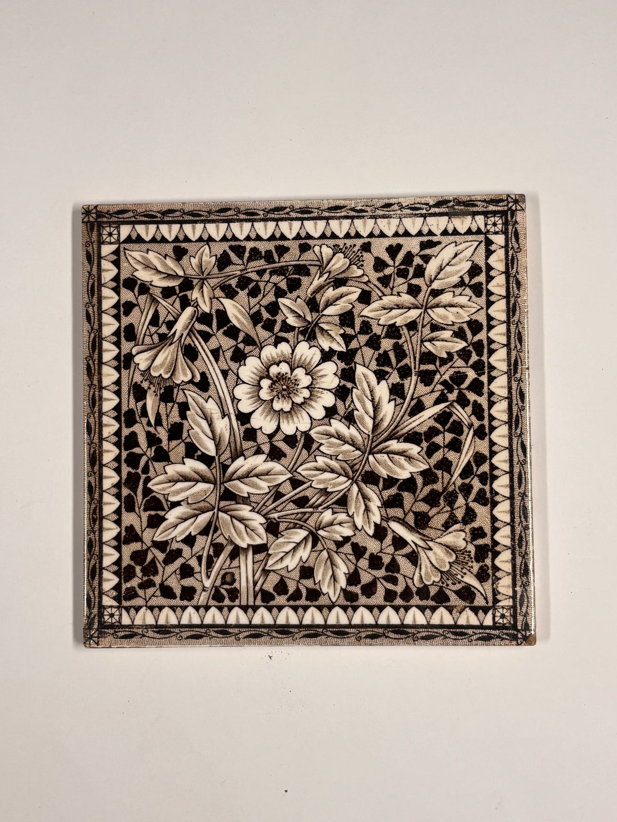Antique Minton Ceramic Tiles Set of 5 | The Architectural Forum