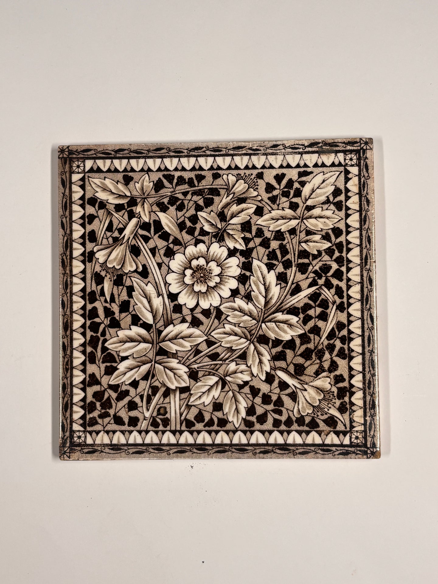 Antique Minton Ceramic Tiles Set of 5 | The Architectural Forum