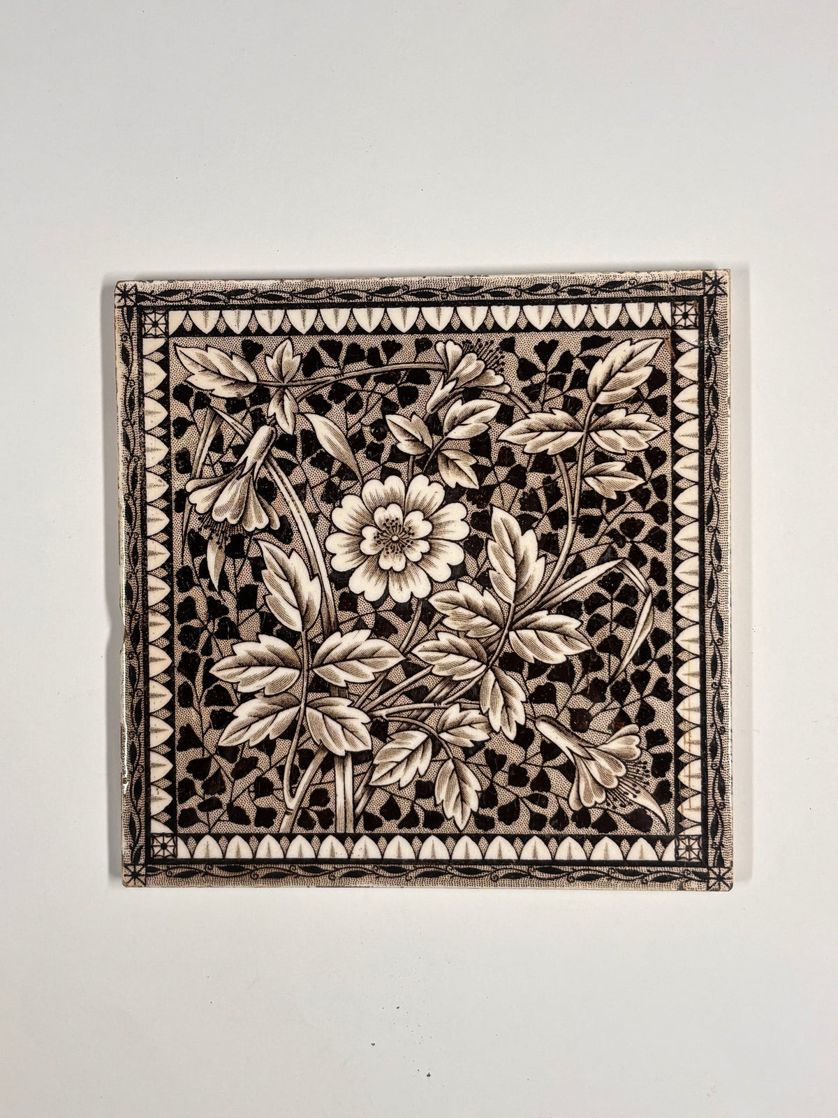 Antique Minton Ceramic Tiles Set of 5 | The Architectural Forum